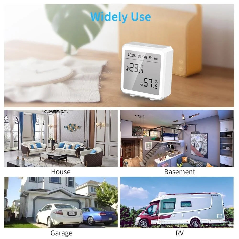 WiFi Room Thermometer Hygrometer Digital Humidity Meter Temperature Monitor Supports 2.4G WiFi - 7