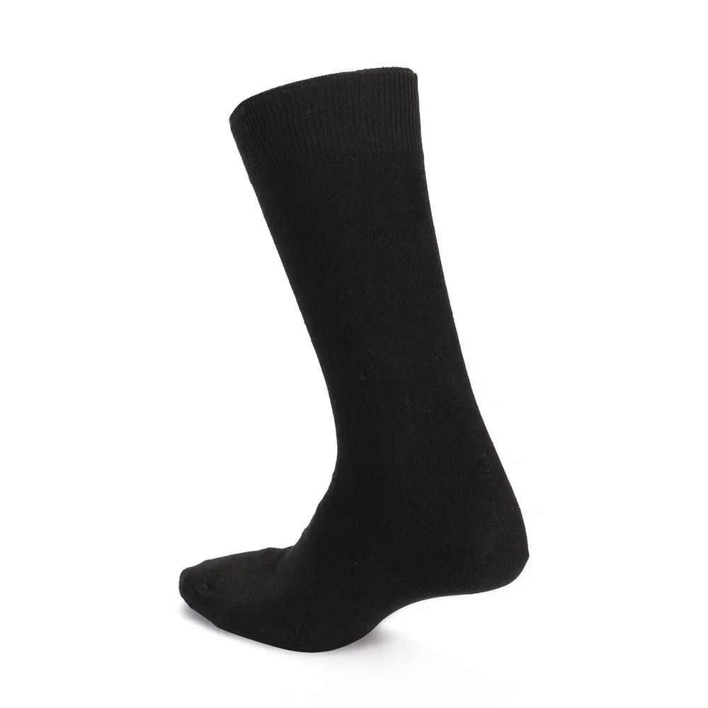 1Pair Heated Socks Battery Powered Cold Weather Thermal Heating Socks Electric Heated Foot Warmer for Hunting Skiing Campin - 3Pcs Batteries Required - 5