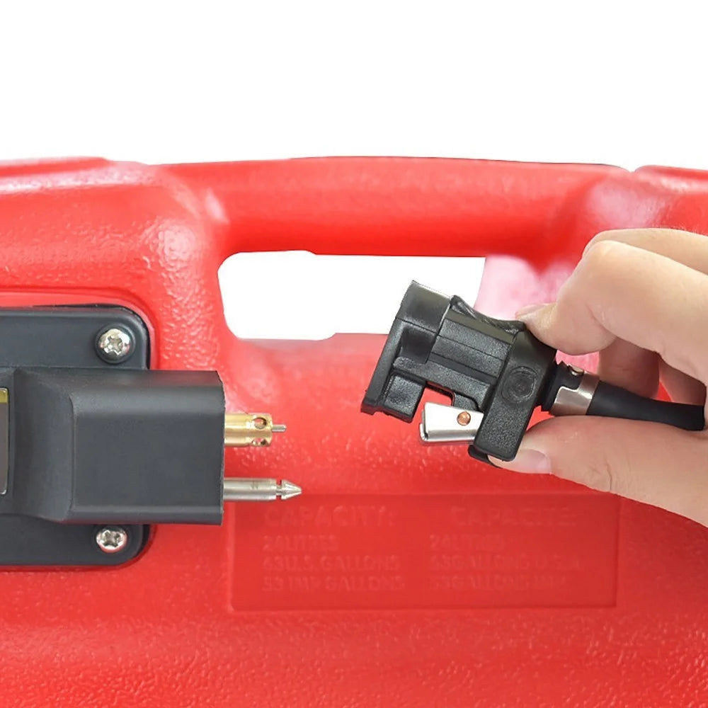 300cm Boat Fuel Line with Hand Pump Connectors Boat Motor Fuel Hose Compatible with Outboard Motors Up to 85hp - 2