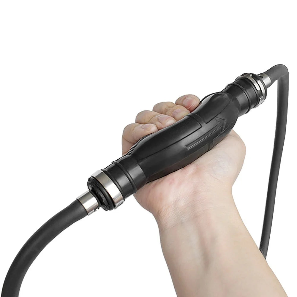 300cm Boat Fuel Line with Hand Pump Connectors Boat Motor Fuel Hose Compatible with Outboard Motors Up to 85hp - 5
