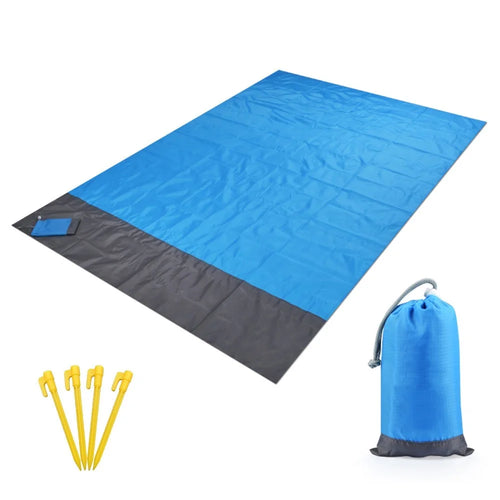 Beach Blanket Sandproof Beach Mat Quick Drying Portable Picnic Sheet for Outdoor Travel - 1.4 x 2m - 1
