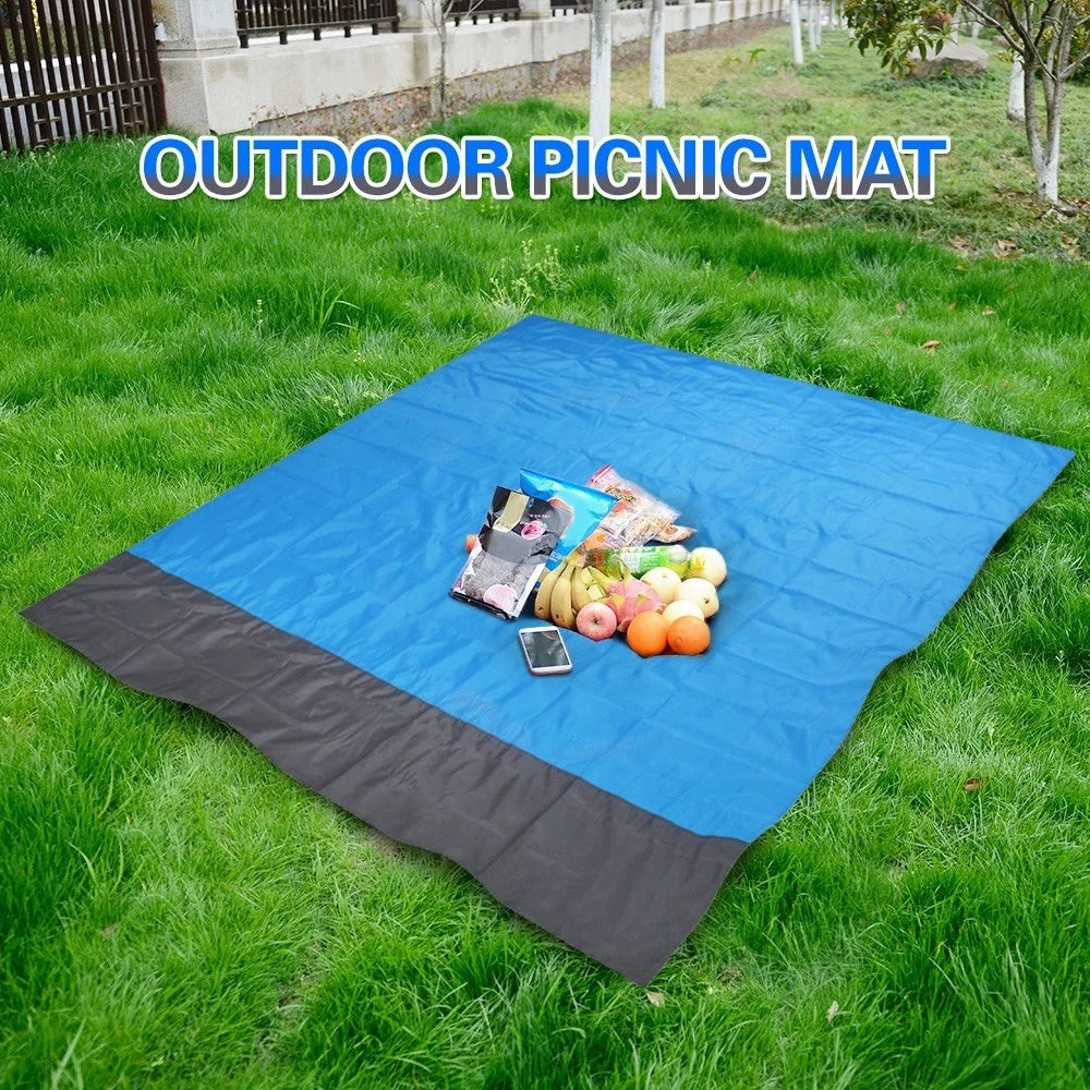 Beach Blanket Sandproof Beach Mat Quick Drying Portable Picnic Sheet for Outdoor Travel - 1.4 x 2m - 2