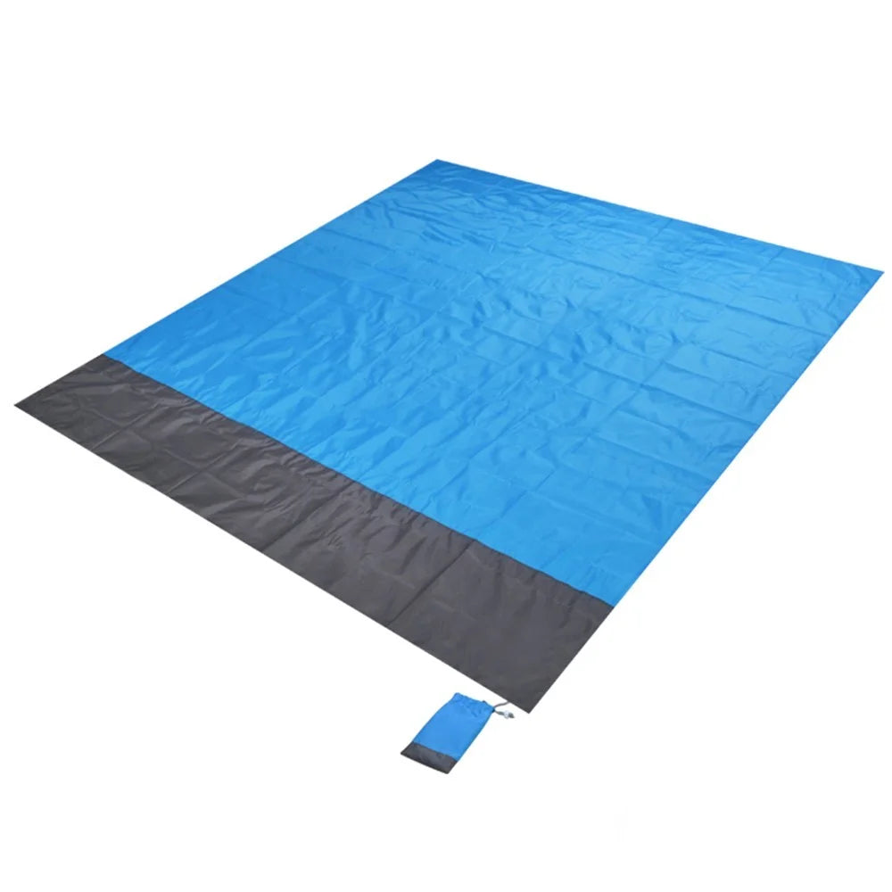 Beach Blanket Sandproof Beach Mat Quick Drying Portable Picnic Sheet for Outdoor Travel - 1.4 x 2m - 7