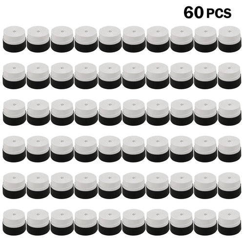 Tennis Racket Grip Tape Anti Slip Super Absorbent Tennis Overgrip Badminton Overgrip Pickleball Replacement Grip - 60Pcs / White - 1