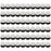 Tennis Racket Grip Tape Anti Slip Super Absorbent Tennis Overgrip Badminton Overgrip Pickleball Replacement Grip - 60Pcs / White - 4