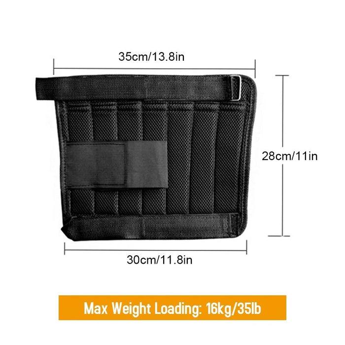 2 Packs Adjustable Ankle Weights Max Loading 16kg Modularized Leg Weight Straps for Yoga, Walking, Running, Aerobics (Empty) - 3