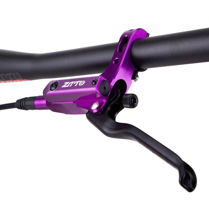 ZTTO M840 1Pair Four-Piston Oil Brake Oil Disc Road Aluminium Alloy Bike Mountain Bike Hydraulic Disc Brake - Black - 2