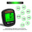 WEST BIKING Solar Energy Bike Computer Wireless Automatic Wake-up Speedometer and Odometer with LCD Backlight Display - 5