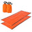 2 PCS Emergency Blanket with Compression Sack Lightweight Water-resistant Portable Sleeping Bag for Camping Travel Hiking - Orange - 1