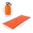 2 PCS Emergency Blanket with Compression Sack Lightweight Water-resistant Portable Sleeping Bag for Camping Travel Hiking - Orange - 2