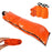 2 PCS Emergency Blanket with Compression Sack Lightweight Water-resistant Portable Sleeping Bag for Camping Travel Hiking - Orange - 4