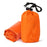 2 PCS Emergency Blanket with Compression Sack Lightweight Water-resistant Portable Sleeping Bag for Camping Travel Hiking - Orange - 5