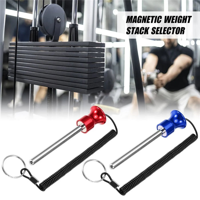 Magnetic Universal Weight Stack Selector Replacement Health Gear Weight Stack Pin for Exercise Fitness Gym - Blue - 2