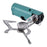 BRS 2670W Camp Stove Butane Gas Stove with Storage Pouch Folding Gas Furnace for Outdoor Hiking Cooking - Green - 1