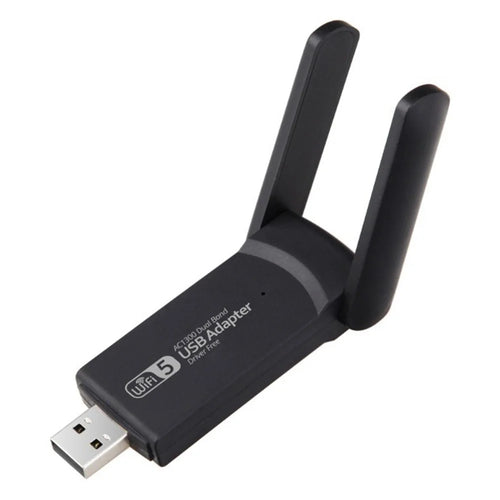 Wireless USB WiFi Adapter Dual Band WiFi Dongle Wireless Adapter 1300Mbps Lan USB Ethernet 2.4G 5G WiFi Network Card Adapter - 1
