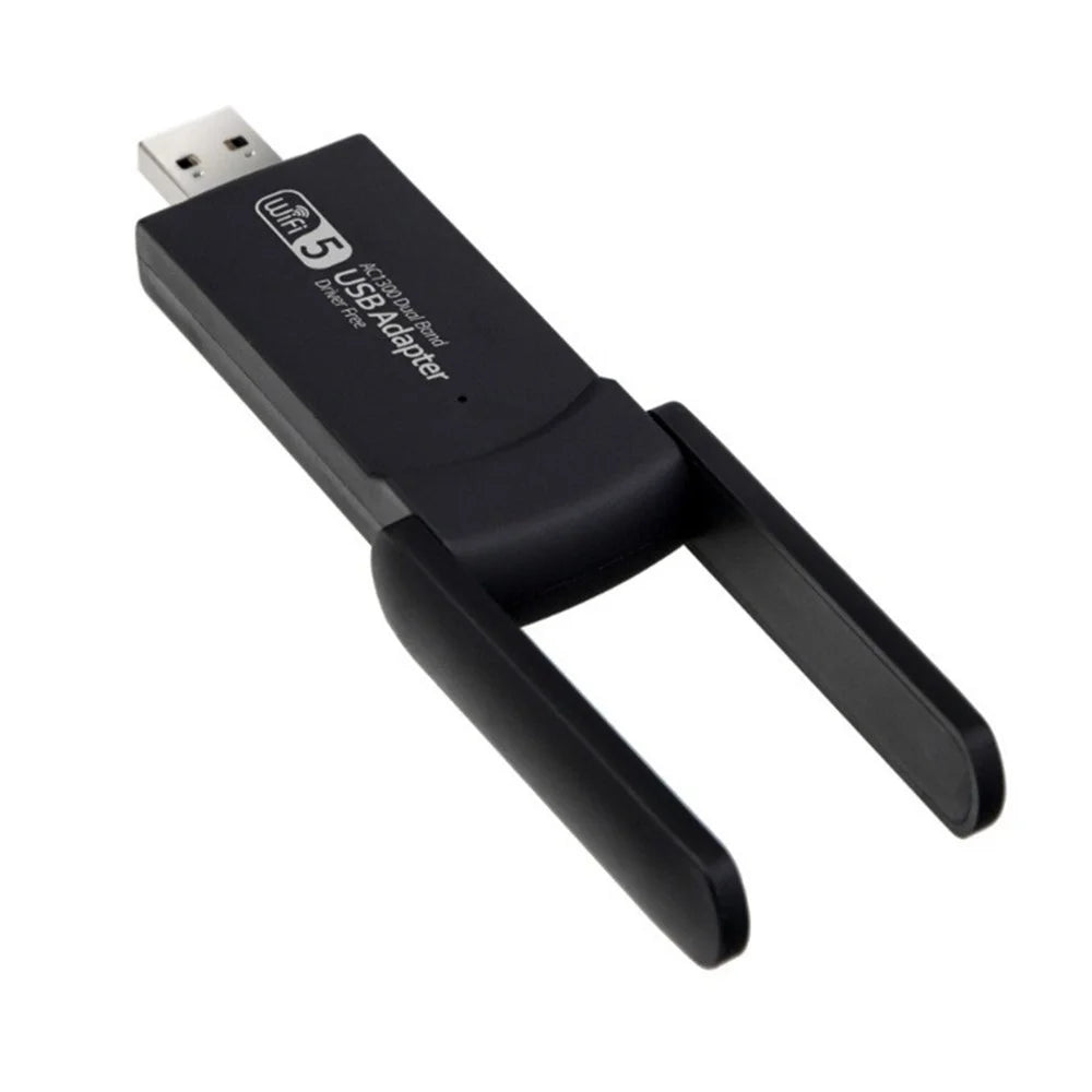 Wireless USB WiFi Adapter Dual Band WiFi Dongle Wireless Adapter 1300Mbps Lan USB Ethernet 2.4G 5G WiFi Network Card Adapter - 3