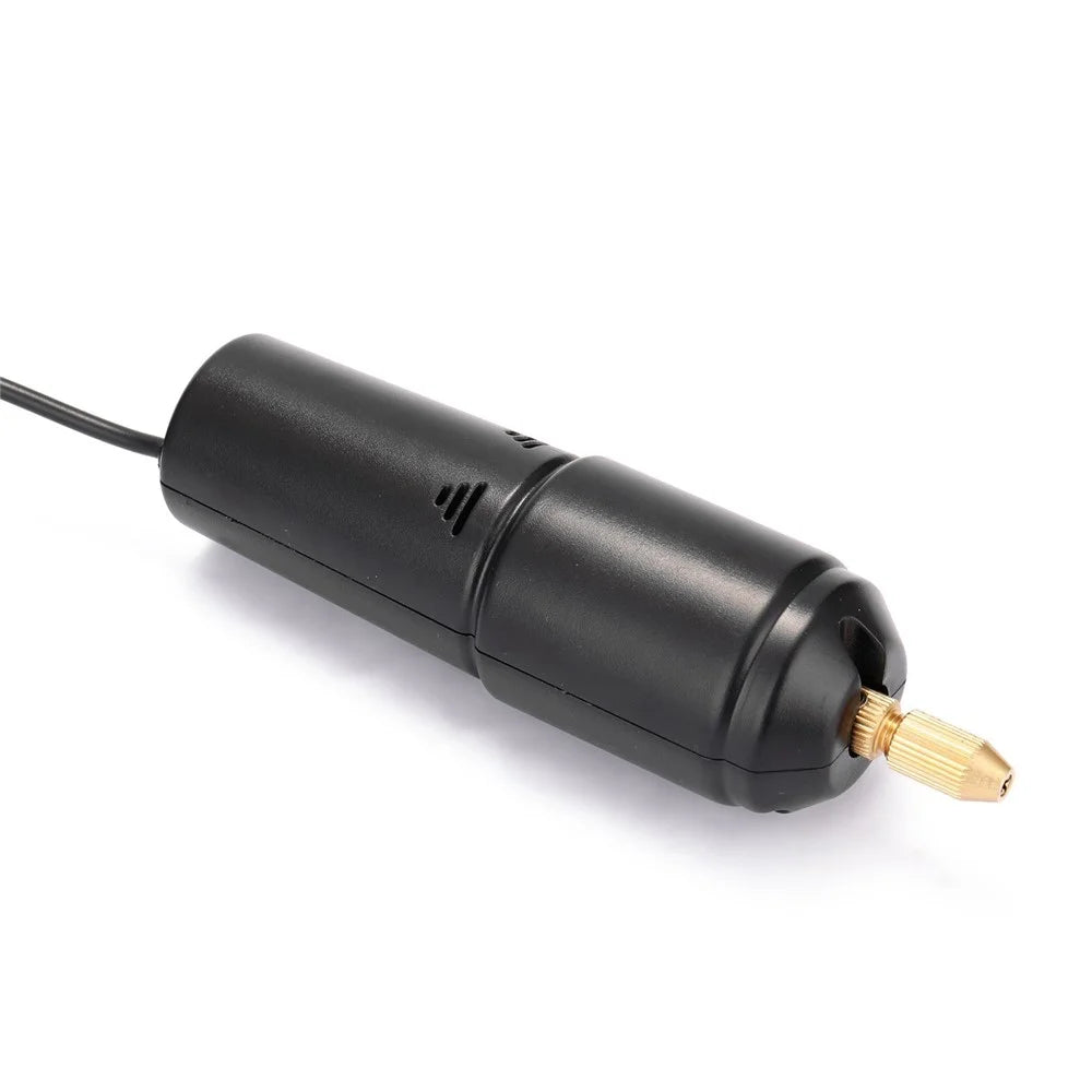 Z-U36 Mini Electric Drill USB 5V Power Handheld Drill Bits Puncher Rotary Tool DIY Grinding Tool for Jewelry Crafting PCB Resin - 2