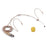 Foldable Headset Microphone Condenser Double Over Ear Earset Headworn Mic 4-pin Mini XLR Plug for Wireless System Bodypack Transmitter - Type 4 - 1