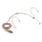 Foldable Headset Microphone Condenser Double Over Ear Earset Headworn Mic 4-pin Mini XLR Plug for Wireless System Bodypack Transmitter - Type 4 - 4