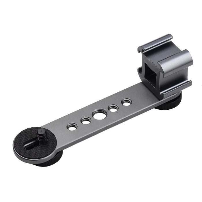 Camera Cold Shoe Extension Bar Mount Triple Universal Cold Shoe Flash Bracket with 1 / 4-inch and 3 / 8-inch Thread - 1