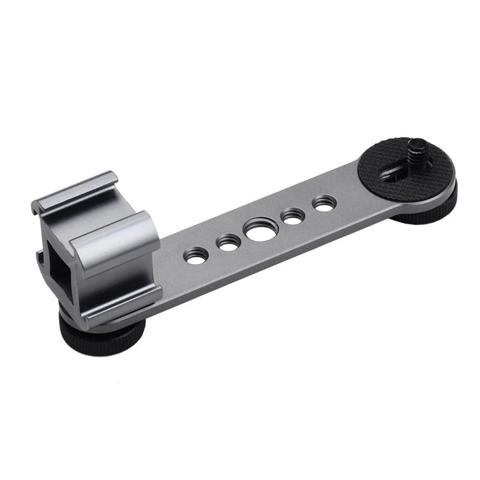 Camera Cold Shoe Extension Bar Mount Triple Universal Cold Shoe Flash Bracket with 1 / 4-inch and 3 / 8-inch Thread - 4