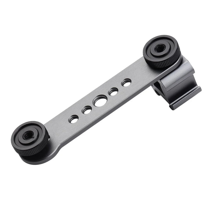Camera Cold Shoe Extension Bar Mount Triple Universal Cold Shoe Flash Bracket with 1 / 4-inch and 3 / 8-inch Thread - 7
