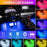 Car LED Strip Light 4Pcs 48 LED DC 12V Neon Strip Car Interior Led Decorative Lamp with Sound Active Function and Wireless Remote Control - Cigarette Port - 2