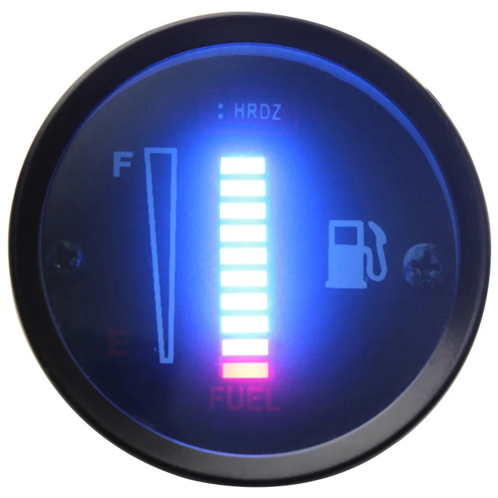 Auto Motorcycle Modified Fuel Meter 52MM 12V DC Universal LED Display Fuel Level Gauge for Boat Truck RV - 5