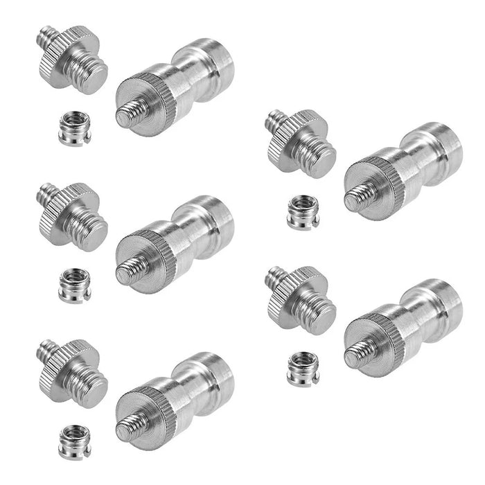 20Pcs Camera Screw Mount Set 1 / 4" and 3 / 8" Converter Threaded Screws Adapter Mount for Camera / Tripod / Monopod / Ballhead - 2