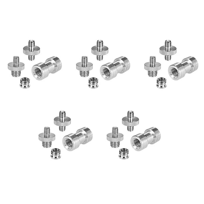20Pcs Camera Screw Mount Set 1 / 4" and 3 / 8" Converter Threaded Screws Adapter Mount for Camera / Tripod / Monopod / Ballhead - 4