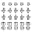 20Pcs Camera Screw Mount Set 1 / 4" and 3 / 8" Converter Threaded Screws Adapter Mount for Camera / Tripod / Monopod / Ballhead - 5