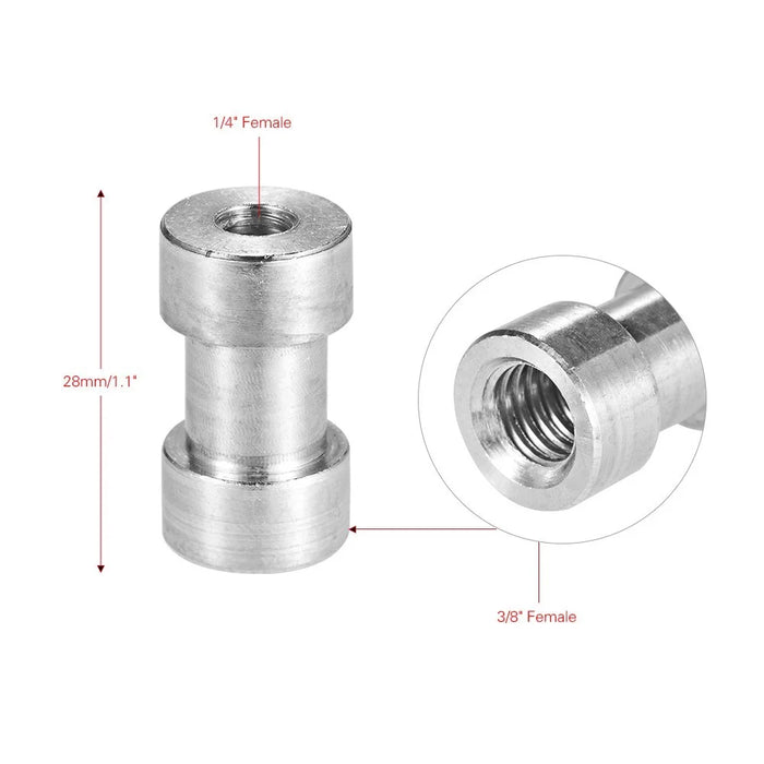20Pcs Camera Screw Mount Set 1 / 4" and 3 / 8" Converter Threaded Screws Adapter Mount for Camera / Tripod / Monopod / Ballhead - 6