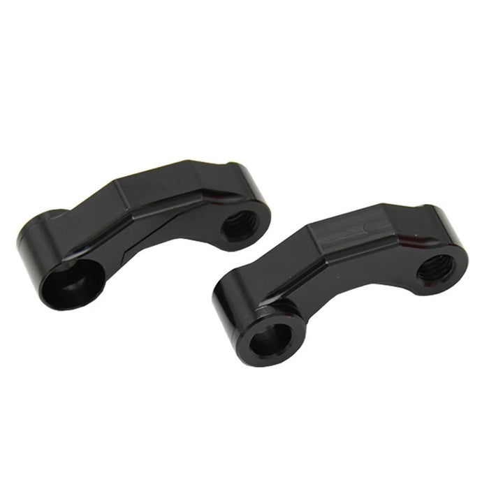 2Pcs Mirror Mount Risers 10mm Motorcycle Mirror Riser Extender Adapter Kit Riser Mount Extender - 6