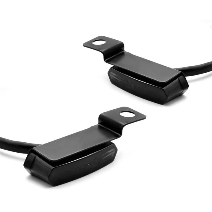 2Pcs Flowing Handlebar LED Turn Signals Mini Motorcycle Blinkers Brake Clutch Marker Light Front Running Light - 1