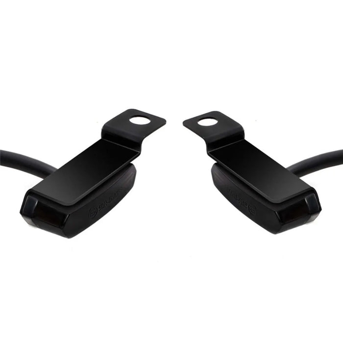 2Pcs Flowing Handlebar LED Turn Signals Mini Motorcycle Blinkers Brake Clutch Marker Light Front Running Light - 6