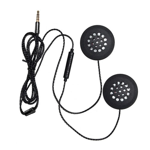 Motorcycle Helmet Wired Headset Universal Racing Helmet Speakers 3.5mm Music Headset for Motorcycle Rider - 1