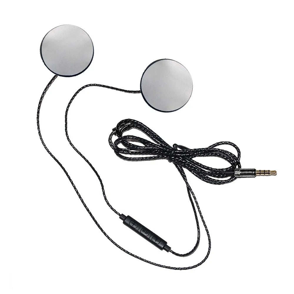 Motorcycle Helmet Wired Headset Universal Racing Helmet Speakers 3.5mm Music Headset for Motorcycle Rider - 5