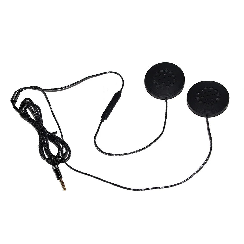 Motorcycle Helmet Wired Headset Universal Racing Helmet Speakers 3.5mm Music Headset for Motorcycle Rider - 7
