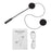 MT02 Wireless Motorcycle Helmet Headset Bluetooth-compatible 5.1 Helmet Earphone Microphone Music Call Control - 5