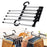 1pc Closet Organizer Trouser Pants Ties Scarf Shawl Rack Hanger Space Saving Organizer - 1