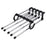 1pc Closet Organizer Trouser Pants Ties Scarf Shawl Rack Hanger Space Saving Organizer - 4