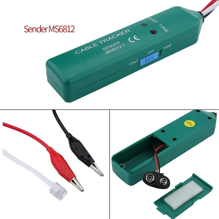 MASTECH MS6812 Telephone Phone Wire Network Cable Tester Line Tracker - 4