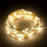 DC6V 10m / 33ft 100LED Copper Wire String Fairy Light Xmas Wedding Party Garden Indoor Outdoor Decor - Warm White Light - 2