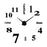 Living Room Large Art Design 3D DIY EVA Hanging Wall Clock Mirror Decoration - 1