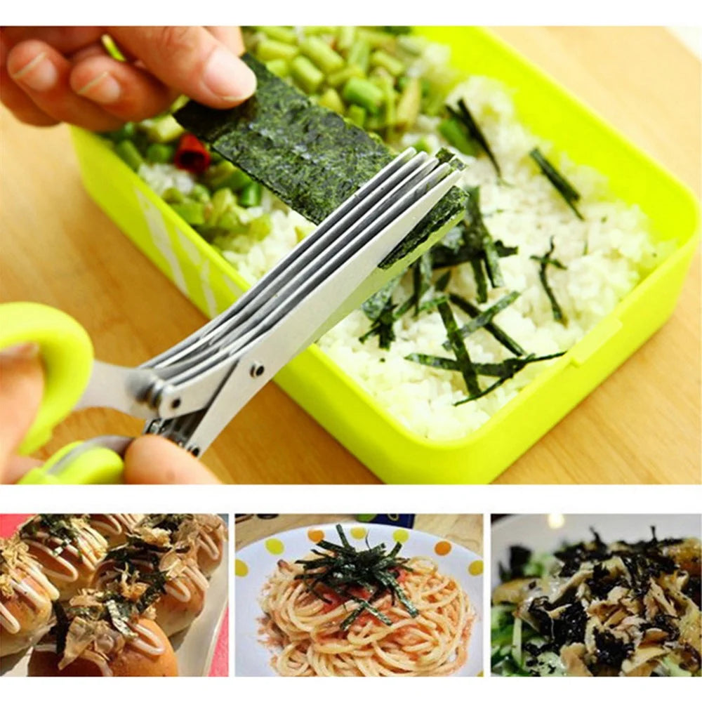 Stainless Steel 5 Layers Scissors Kitchen Tool - 2