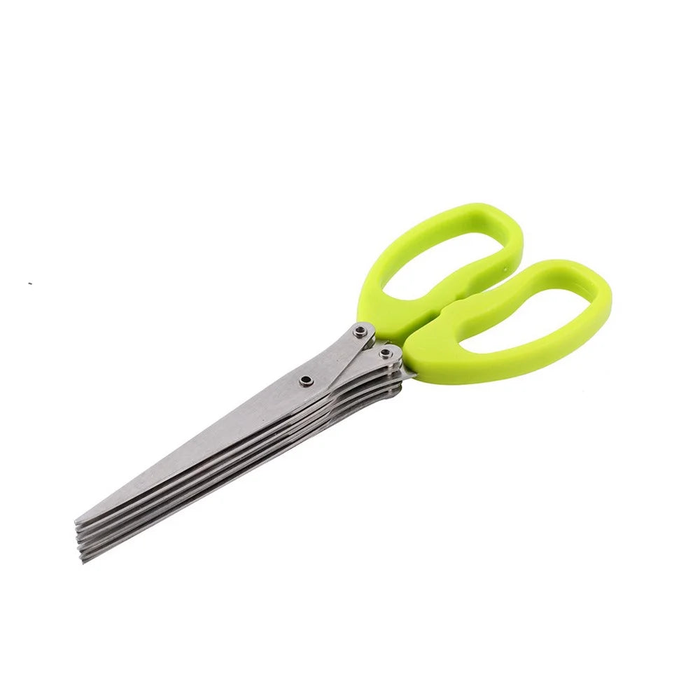 Stainless Steel 5 Layers Scissors Kitchen Tool - 3