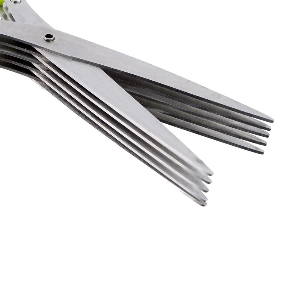 Stainless Steel 5 Layers Scissors Kitchen Tool - 5