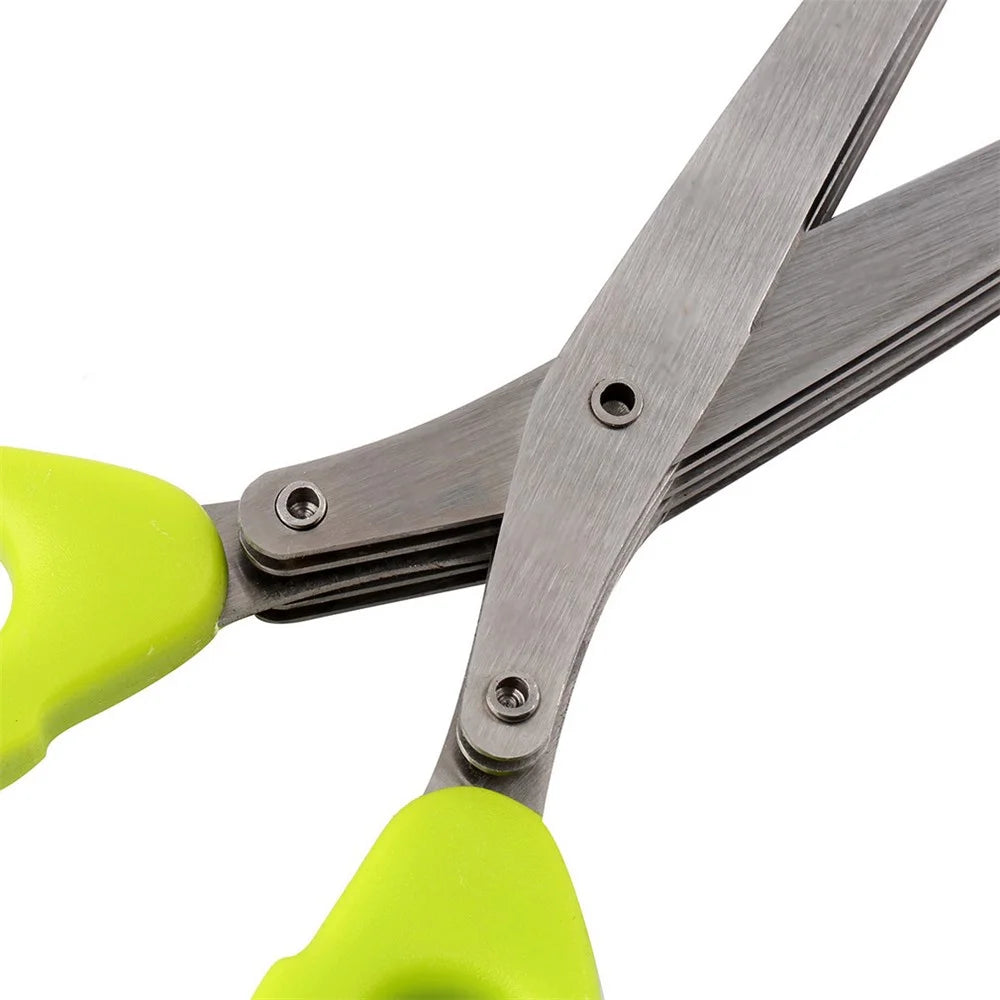 Stainless Steel 5 Layers Scissors Kitchen Tool - 6