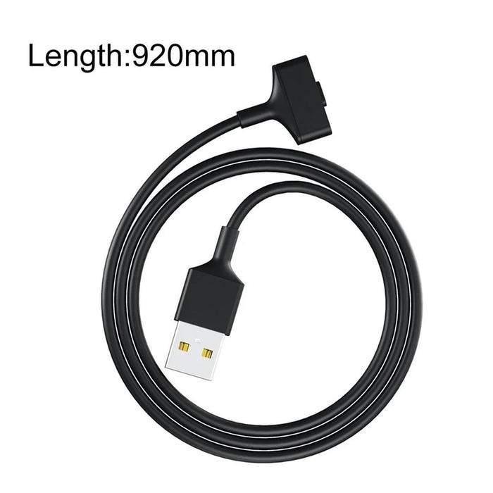 Smartwatch USB Charge Cable Wristband Bracelet Charger for Fitbit Ionic - Black - 5