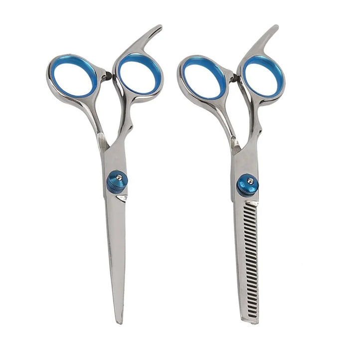 6PCS/Set Professional Pets Grooming Scissors Set Shears Hairdressing Haircut Tools Kit - 6